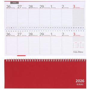 Produktbild für Tischkalender Herlitz 300014225, Colour, quer mit Register
