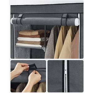 Produktbild für Kleiderschrank Songmics XL, RYG84H, grau