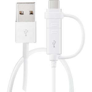 Produktbild für Ladekabel Samsung EP-DG930D Combo Kabel, weiß 1,5m