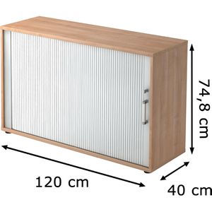 Produktbild für Rollladenschrank Hammerbacher R-Serie, aus Holz