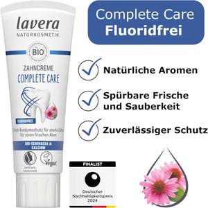 Produktbild für Zahnpasta lavera Complete Care Fluoridfrei