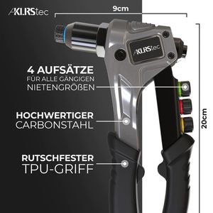Produktbild für Blindnietzange KLRStec Professional, Set