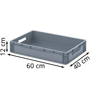Produktbild für Eurobox AUER EG 64/12, grau, 24 Liter