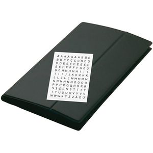 Produktbild für Visitenkartenmappe Sigel VZ175, schwarz, A4