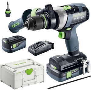 Produktbild für Akku-Bohrschrauber Festool QUADRIVE TDC 18/4 5,0/4,0 I-Plus