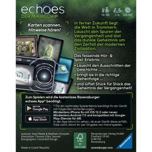 Produktbild für Kartenspiel Ravensburger 20816, echoes - Der Mikrochip