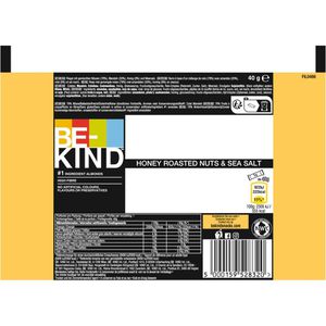 Produktbild für Müsliriegel BE-KIND Honey Roasted Nuts &amp; Sea Salt