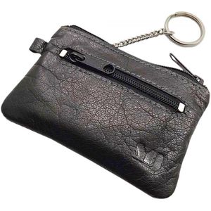 Amexo Autoschlüssel Etui Leder - Transparente Hülle Mit Reißverschluss