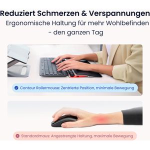 Produktbild für Maus Contour RollerMouse Red Plus, CDRMRED10210