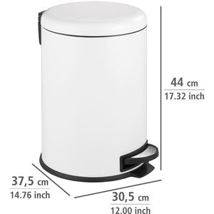 Produktbild für Mülleimer Wenko Leman, weiß