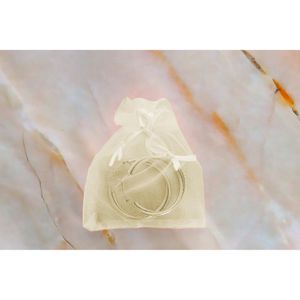 Produktbild für Geschenktüte Rayher 8700096 Organza-Säckchen creme