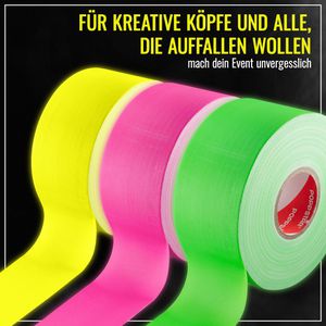 Produktbild für Gewebeband Poppstar 1011220, Neon