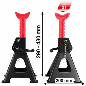 Produktbild für Unterstellbock KS-Tools 160.1250, Tragkraft 3t