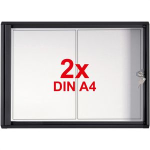 Produktbild für Schaukasten Showdown-Displays Economy, schwarz, innen