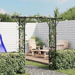 Produktbild für Rosenbogen vidaXL 40778, schwarz