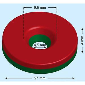Produktbild für Magnete Böttcher-AG N35, silber, Neodym Magnet