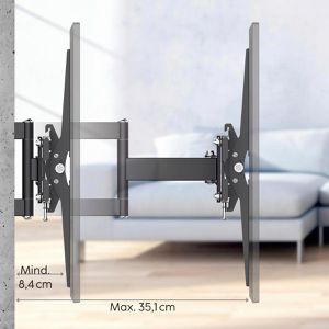 Produktbild für TV-Wandhalterung Hama 220897, bis 40 kg