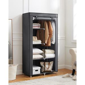 Produktbild für Kleiderschrank Songmics XL, RYG84H, grau