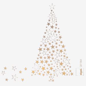 Produktbild für Weihnachtsbriefpapier Sigel DP084, Golden Tree