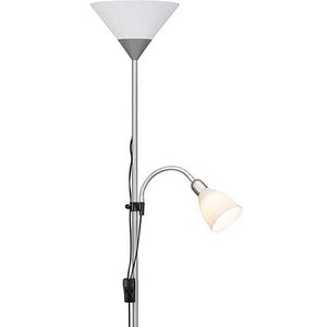 Produktbild für Stehlampe Brilliant SPARI 2, LED, silber, 180 cm