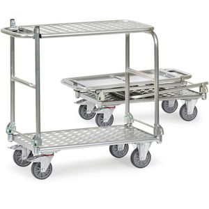 Tischwagen Fetra 1181, aus Aluminium, klappbar