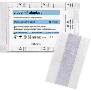 Produktbild für Pflaster Söhngen Aluderm Aluplast 1009196, 12 Stück
