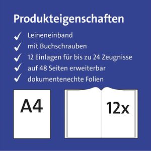 Produktbild für Zeugnismappe Roth Spectrum 89312, A4