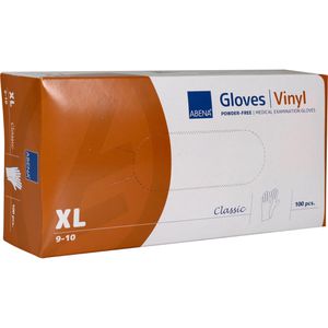 Produktbild für Einmalhandschuhe Abena Classic, transparent, 100 Stück