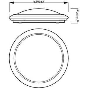 Produktbild für Deckenleuchte Philips myLiving Cinnabar, weiß, LED