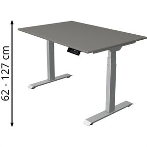 Schreibtisch Kerkmann Move 1 stable, graphit / silber