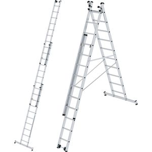 Produktbild für Mehrzweckleiter MUNK 33310, mit Wandlaufrollen