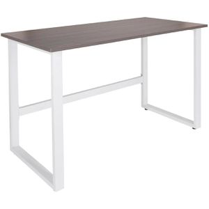 Produktbild für Schreibtisch hJh-OFFICE Workspace light I 830077, grau / weiß