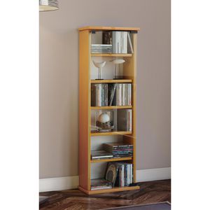 Produktbild für CD-Regal VCM Vetro, 25203, buche