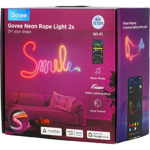 Produktbild für Lichtschlauch Govee Neon Strip Light, LED, weiß + farbig