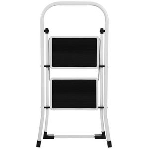 Produktbild für Klapptritt Songmics GSL12WT, weiß, aus Stahl