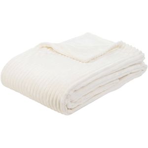 Kuscheldecke Gözze Cord Optik, 40067-00, wollweiß