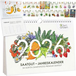 Produktbild für Bildkalender OwnGrown Saatgut Jahreskalender, 2027