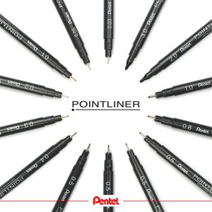 Produktbild für Fineliner Pentel Pointliner, S20P-2A