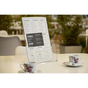 Produktbild für Prospekthalter Ores transparent