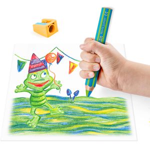 Produktbild für Buntstifte Staedtler Noris junior Duo 1402 C6, 3in1