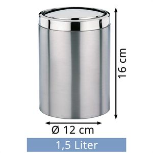Produktbild für Mülleimer Kela Ano, 21381, silber matt