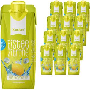 Produktbild für Eistee Xucker Zitrone Ready-to-drink, im Tetrapack