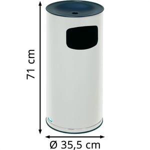 Produktbild für Aschenbecher VAR H71K, 3575, anthrazit, für Outdoor