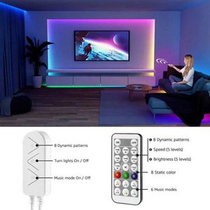 Produktbild für LED-Streifen Lepro dimmbar, weiß + RGB
