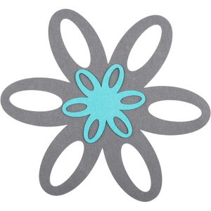 Produktbild für Pfannenschoner Böttcher-AG grau / blau, aus Filz