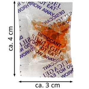 Produktbild für Silica-Gel WHC 091.08.99900001, 1000 Beutel je 1g