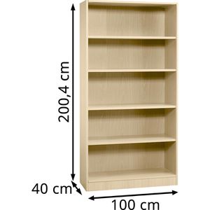 Produktbild für Aktenregal Hammerbacher Solid 6400, aus Holz