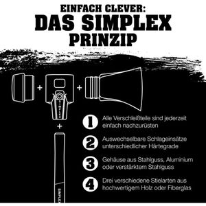 Produktbild für Spalthammer HALDER SIMPLEX, 3007.160