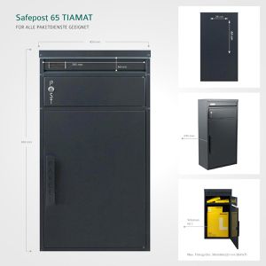 Produktbild für Paketbriefkasten SafePost ScanPro 65 Tiamat