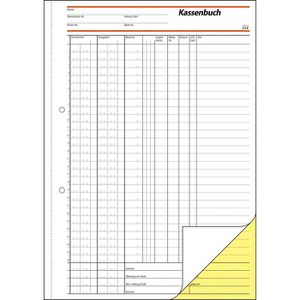 Produktbild für Kassenbuch Sigel SD056, EDV-Erfassung, A4